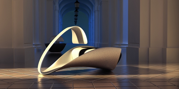 stuhl design mit modernem design von ali alavi futuristische formen