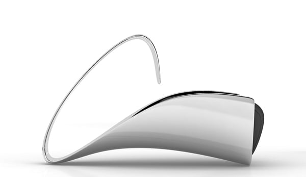 designer stuhl mit modernem design von ali alavi setenansicht