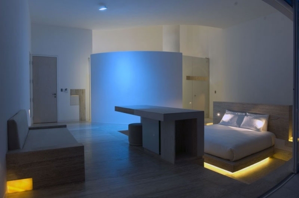 encanto designer hotel in acapulco schlafzimmer led licht