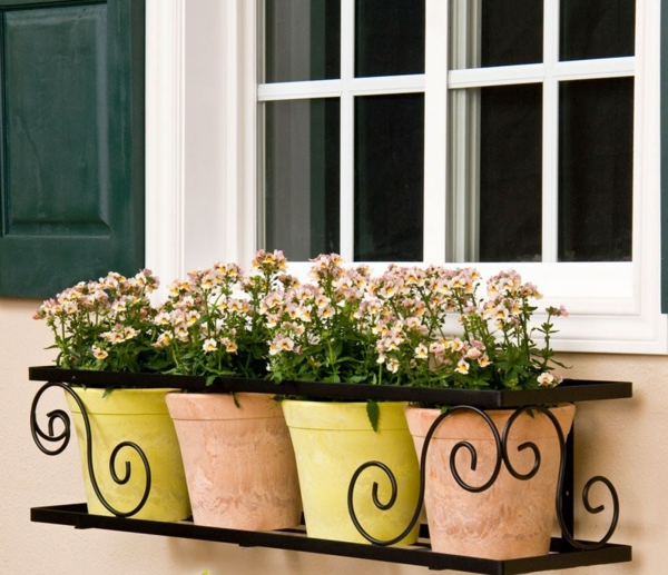 20 Sommer Fenster Deko Ideen Blumenkasten bepflanzen