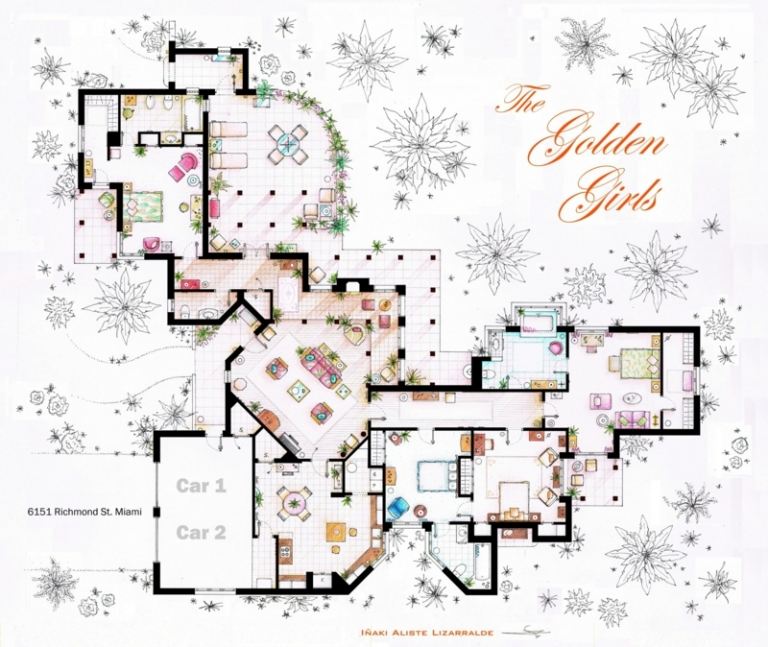 grundriss der wohnungen apartment design golden girls gross
