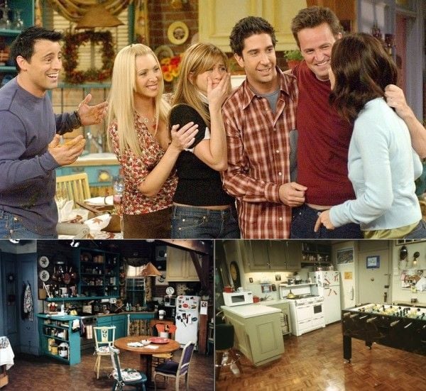 grundriss der wohnungen lieblings tv serien Friends