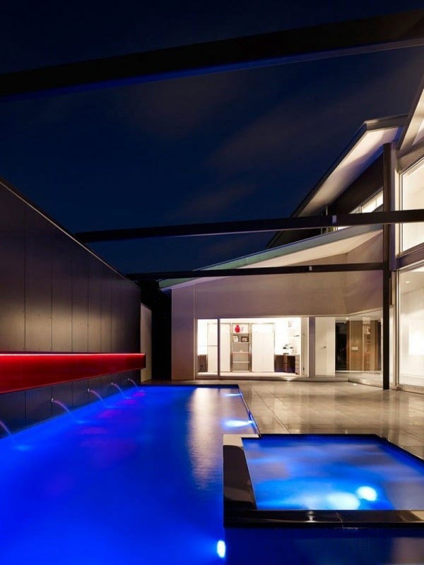 modernes haus design in melbourne minimalistischer pool