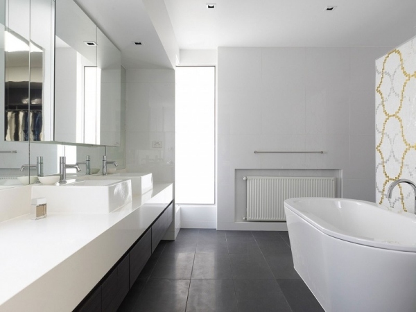modernes haus design in melbourne schlichtes badezimmer
