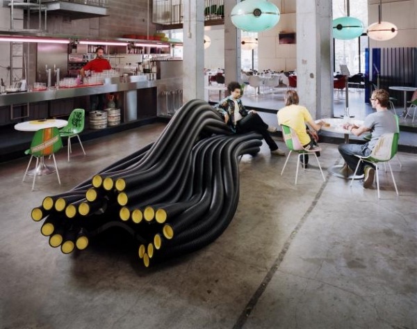 moderne installationen von sebastien wierinck cafe design