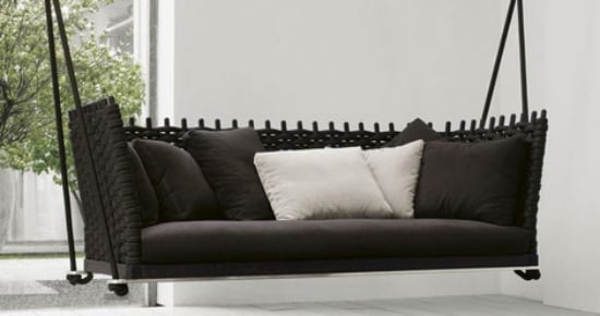 lounge gartenmöbel von paola lenti schaukel sofa