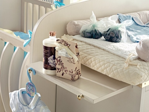 luxus babyzimmer gestalten für jungen wickeltisch multifunktional