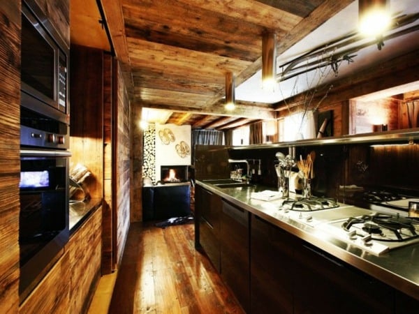 rustikale Küche Einrichtung Möbel Design