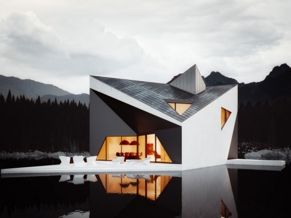3d-Crown Haus entwurf Architektur-modern Michal-Nowak