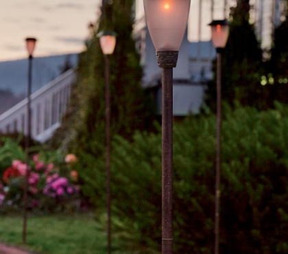 15 Ideen für Garten Beleuchtung-die Landschaft im Hof schön anleuchten