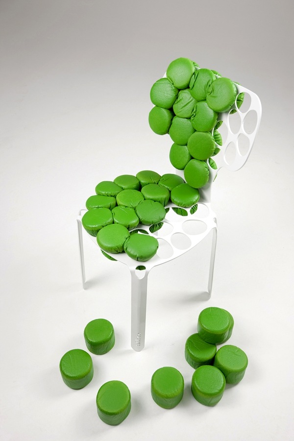Design Innovation-Stuhl Polsterung-Ideen grün