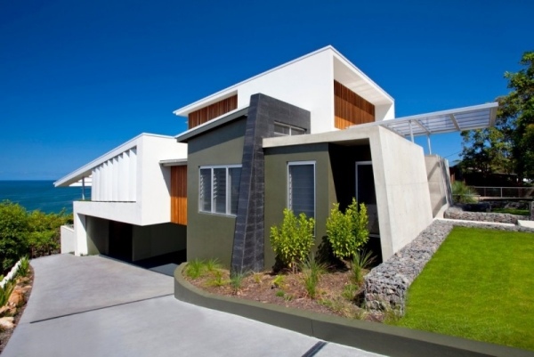 Designer Haus Fassade Gestaltung modern-asymmetrisch Australien