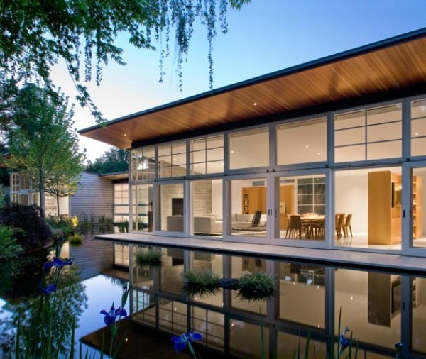 Designer Haus-Kalifornien Glaswände