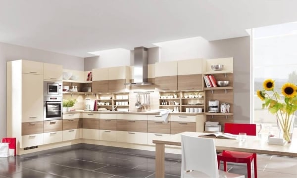 Eckküche Design modern Einrichtung-Ideen Essbereich einrichten