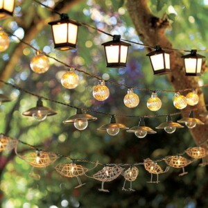 Garten Party Beleuchtung Ideen Laterne aufhängen