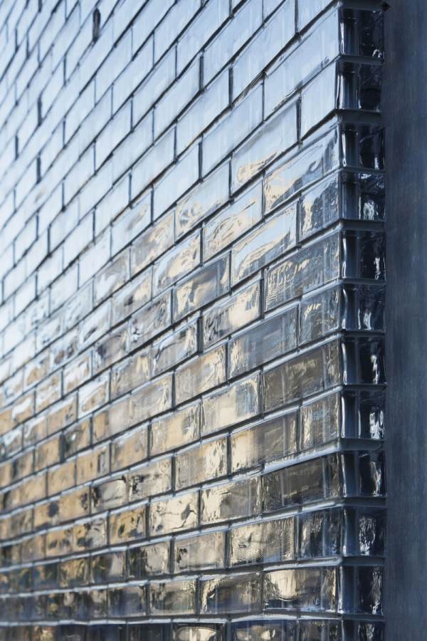 Glas-Fassade Ziegel Mauer-modernes Wohnhaus bauen