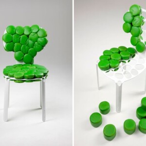 Grüner Stuhl Design Möbel-praktisch Nutzen