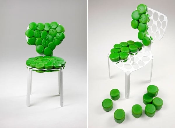 Grüner Stuhl Design Möbel-praktisch Nutzen