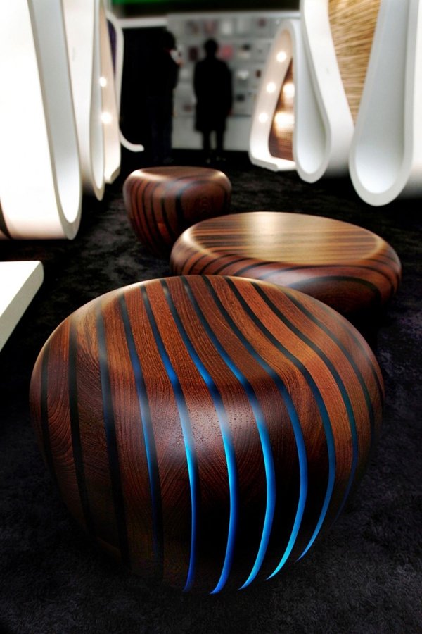 Holz Optik Sitzmöbel-Design Italien Möbeldesign