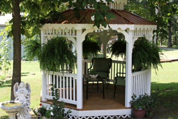 Holz Pavillon klassische Garten Gestaltung