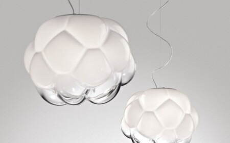 Hängeleuchte Design-Cloudy geblasenes Glas Fabbian