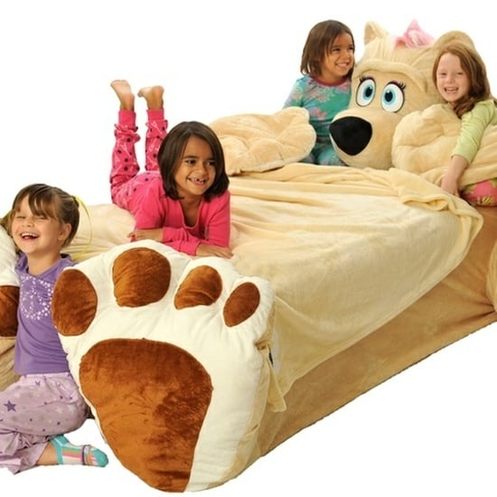 Kinderbett Design Idee gemütlich  Tiere Bär