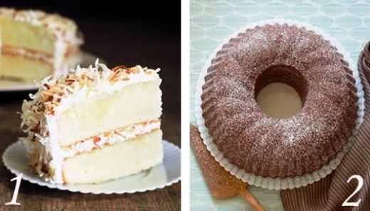 Kokonuss Schichtkuchen backen Muttertag-Pound Cake