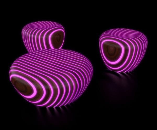 Led Licht RGB Farbmischung-Möbeldesign innovativ
