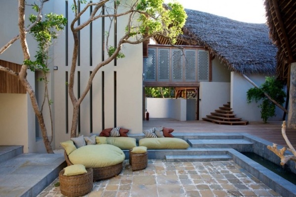 Luxus Villa Suluwilo-Patio Einrichtung outdoor Lounge