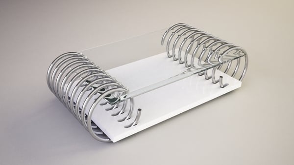 Moderne Couchtische konzept metall spirale glas