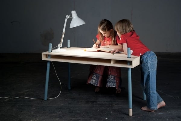 Modernes Kinderzimmer Design Schreibtisch-mitwachsende Kindermöbel verstellbar