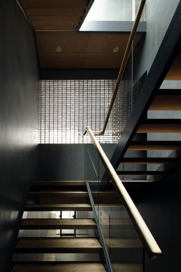 Optical Haus mit Glas Treppen haus-Design