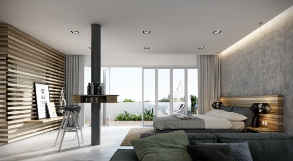 Schlafzimmer Design angehängte Decke Beleuchtung-Ideen