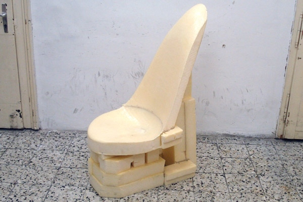 Stuhl Design Prototyp-Spoon Polymere