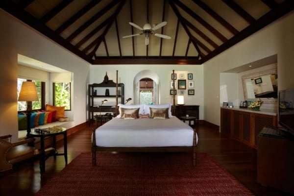 Tropisches Design Inspiriert Einrichtung Villa-Malediven Schlafzimmer