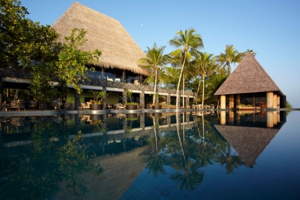 Tropische Villa Pavillon-Infinity Pool