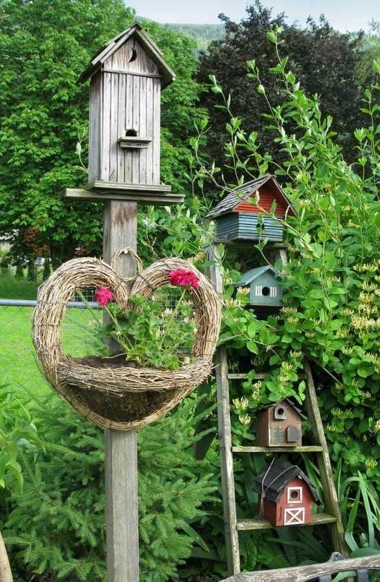 Vogel futter Haus Bauen Gartenideen