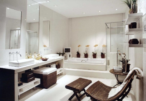 Badezimmer Ideen  Modernes Bad nach den neuesten Tendenzen gestalten