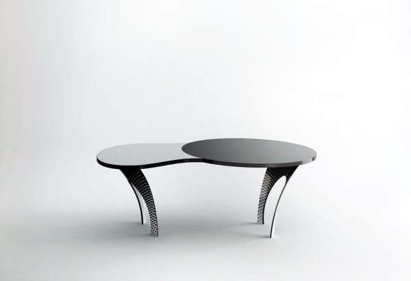 designer sessel von wamhouse zwei kreise tisch