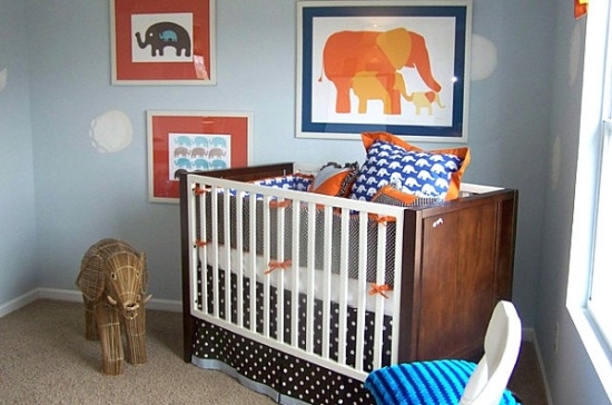 elefanten motive ideen für kleines babyzimmer einrichten