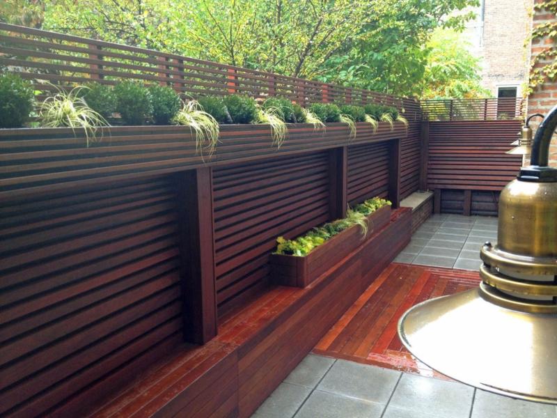 45++ Garten sprueche , Garten Sichtschutz aus natürlichen Materialien Holz, Bambus, Pflanzen