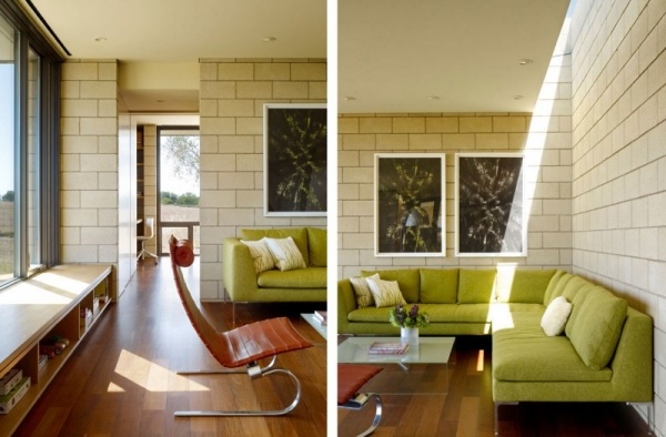 gemütliches wohnzimmer designer flachdachhaus im modernen baustil