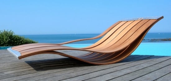 gewölbte formen moderne lounge designer sessel aus holz