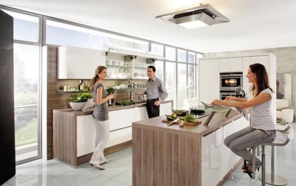 glanzoberflächen weiß modernes küchen design von nolte