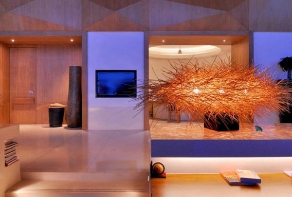 innovatives innendesign luxus ferienhaus resort koh samui