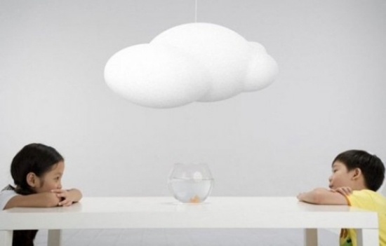 kronleuchter wolke ideen für designer lampen kinderzimmer