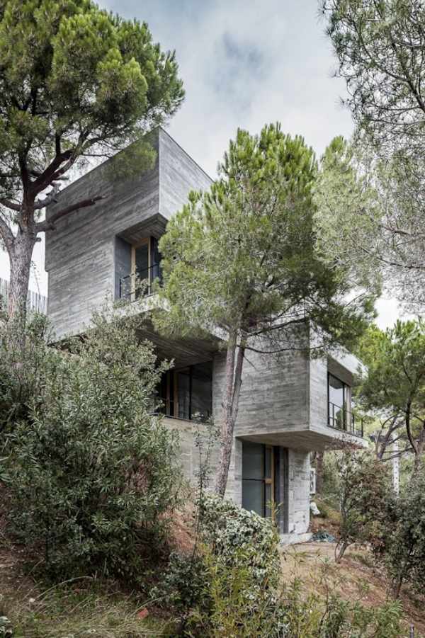 kubus fassade designer wohnhaus im mediterranen stil