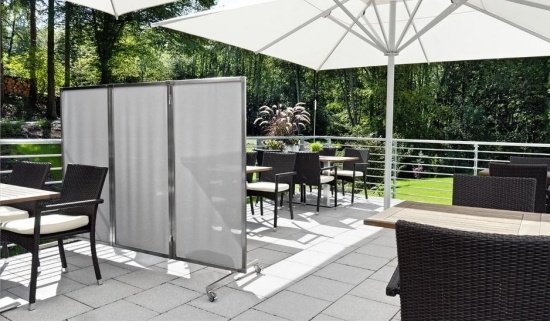 kunststoff terrasse ideen für garten balkon windschutz