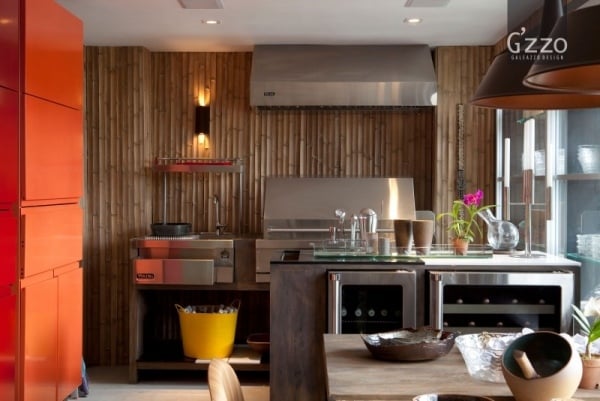 küche kochbereich einrichtungsidee für terrasse von galeazzo