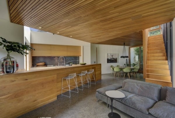 küchenarbeitsplatte holz wohnhaus design für moderne familie